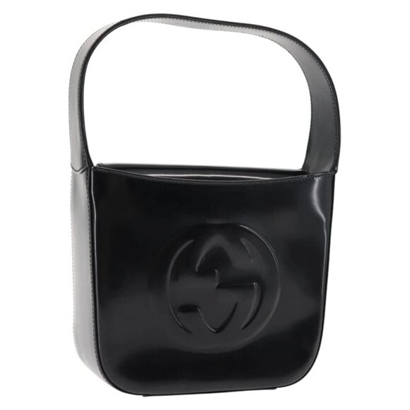 GUCCI Soho Shoulder Bag Enamel Black 007 2023 - Picture 1 of 15